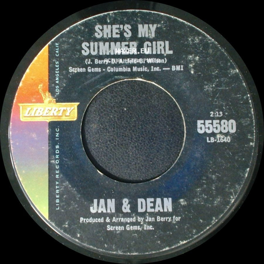 Jan & Dean - Surf City / She's My Summer Girl side B