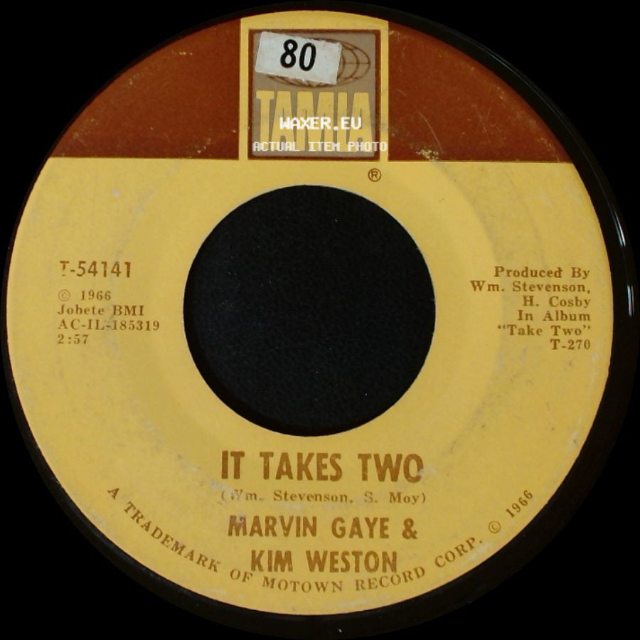 Marvin Gaye & Kim Weston - It's Got To Be A Miracle (This Thing Called Love) / It Takes Two side B