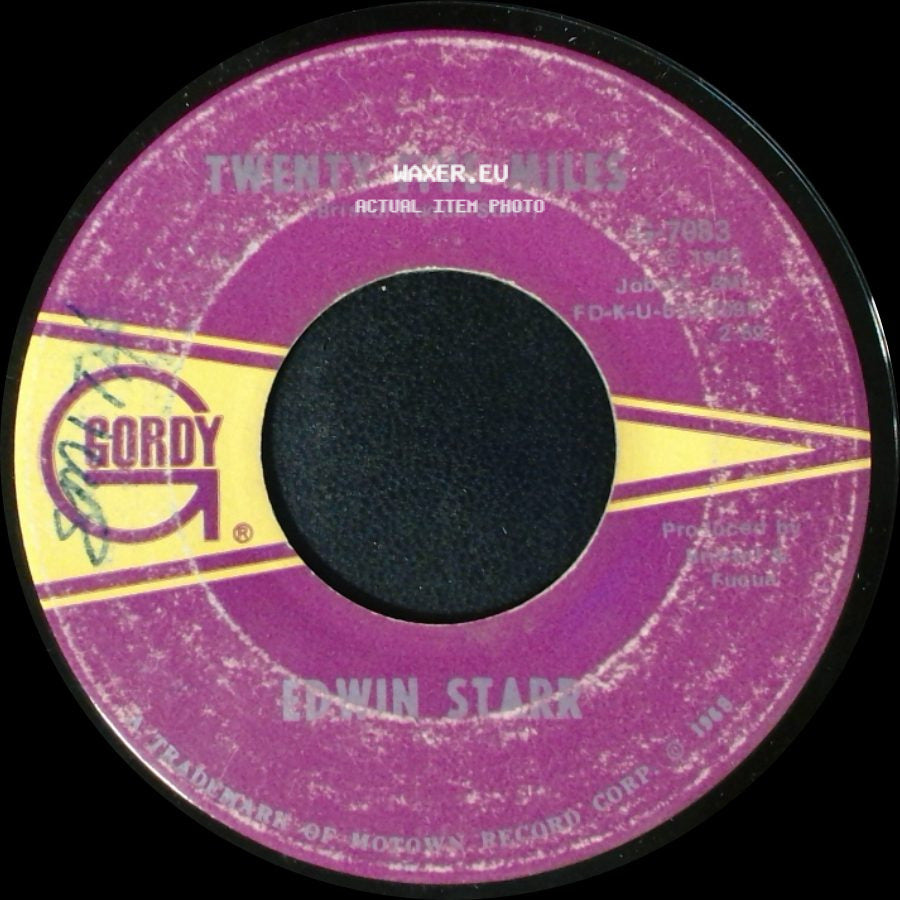 Edwin Starr - Twenty Five Miles / Love Is My Destination side A