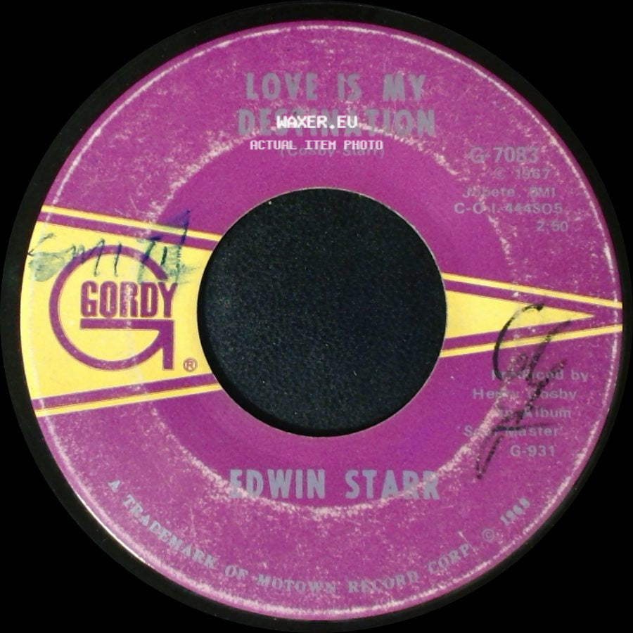Edwin Starr - Twenty Five Miles / Love Is My Destination side B