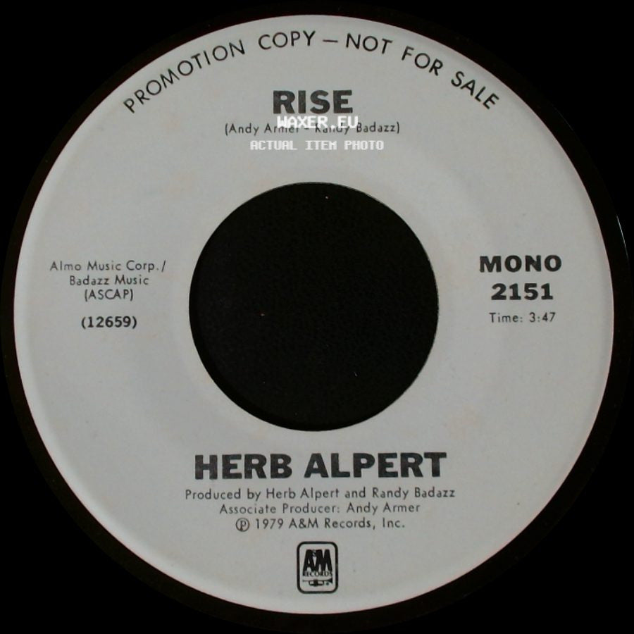Herb Alpert - Rise / Rise side A