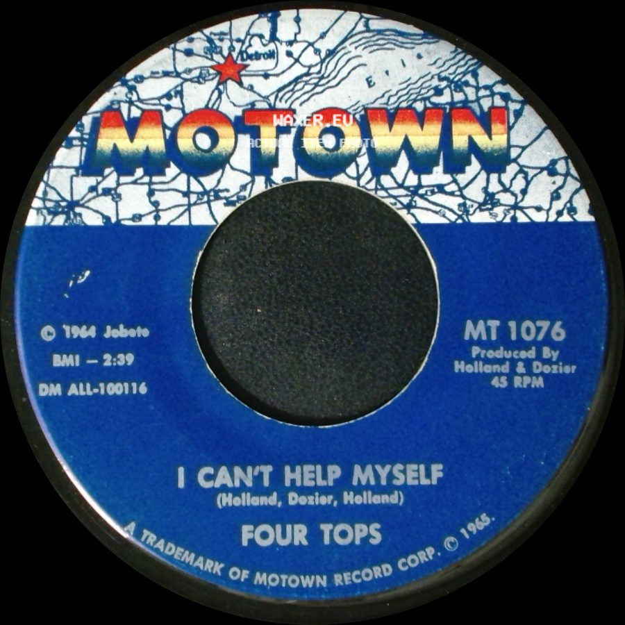 Four Tops - Sad Souvenirs / I Can't Help Myself side B
