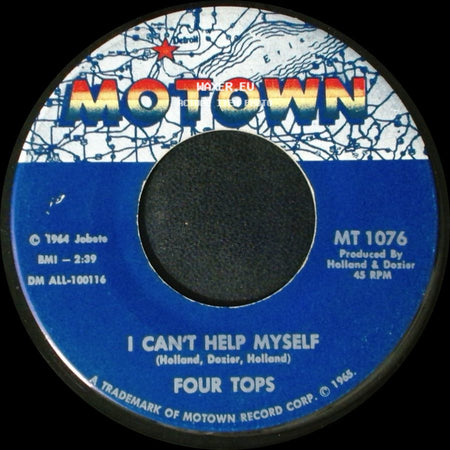 Four Tops - Sad Souvenirs / I Can't Help Myself side B