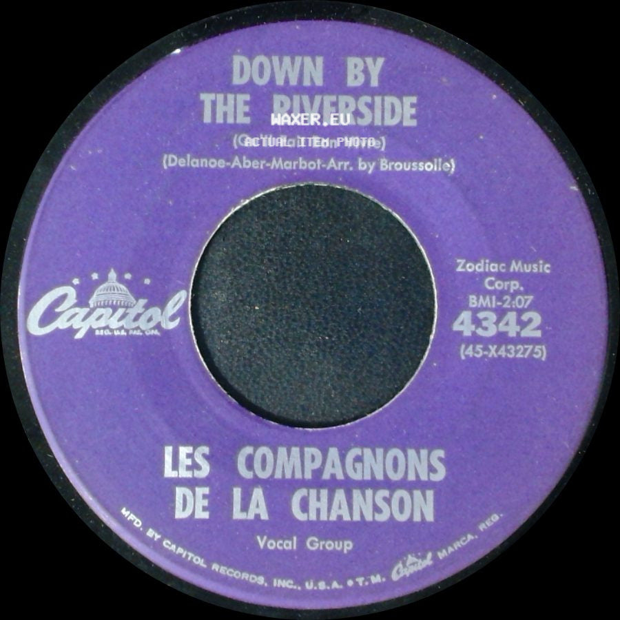 Les Compagnons De La Chanson - Down By The Riverside / Margoton side A
