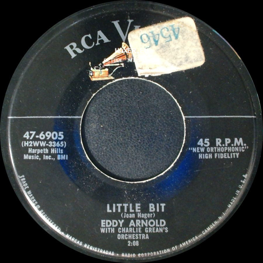 Eddy Arnold / Eddy Arnold With Charlie Grean's Orchestra - Gonna Find Me A Bluebird / Little Bit side B