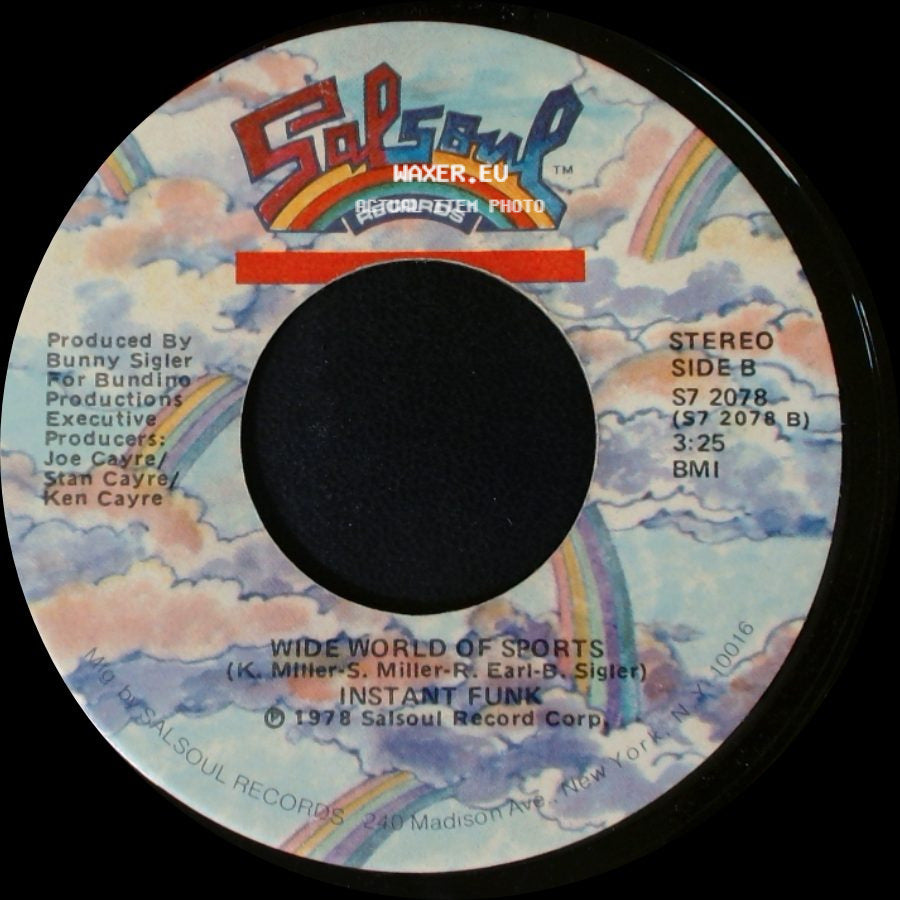 Instant Funk - I Got My Mind Made Up (You Can Get It Girl) / Wide World Of Sports side B