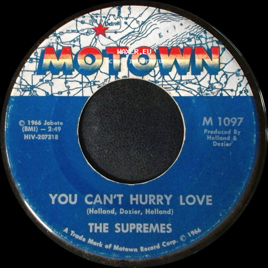 The Supremes - You Can't Hurry Love / Put Yourself In My Place side A