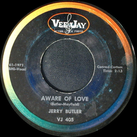 Jerry Butler - Moon River / Aware Of Love side B
