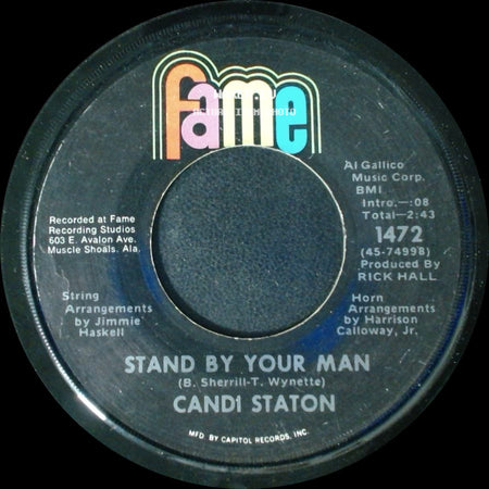Candi Staton - How Can I Put Out The Flame (When You Keep The Fire Burning) / Stand By Your Man side B