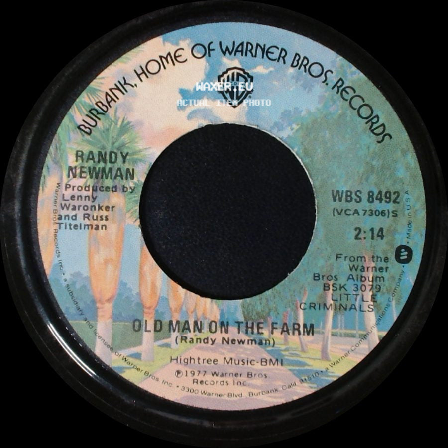 Randy Newman - Short People / Old Man On The Farm side B