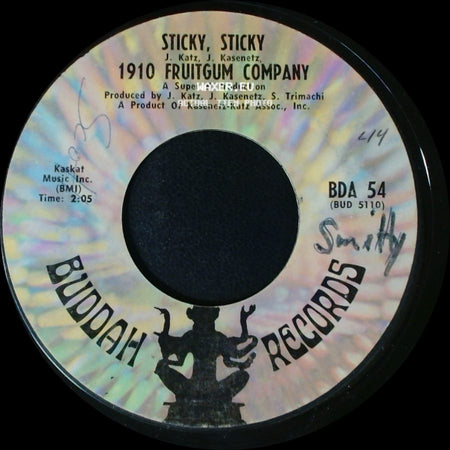 1910 Fruitgum Company - Sticky, Sticky / 1, 2, 3, Red Light side A