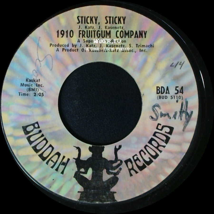 1910 Fruitgum Company - Sticky, Sticky / 1, 2, 3, Red Light side A