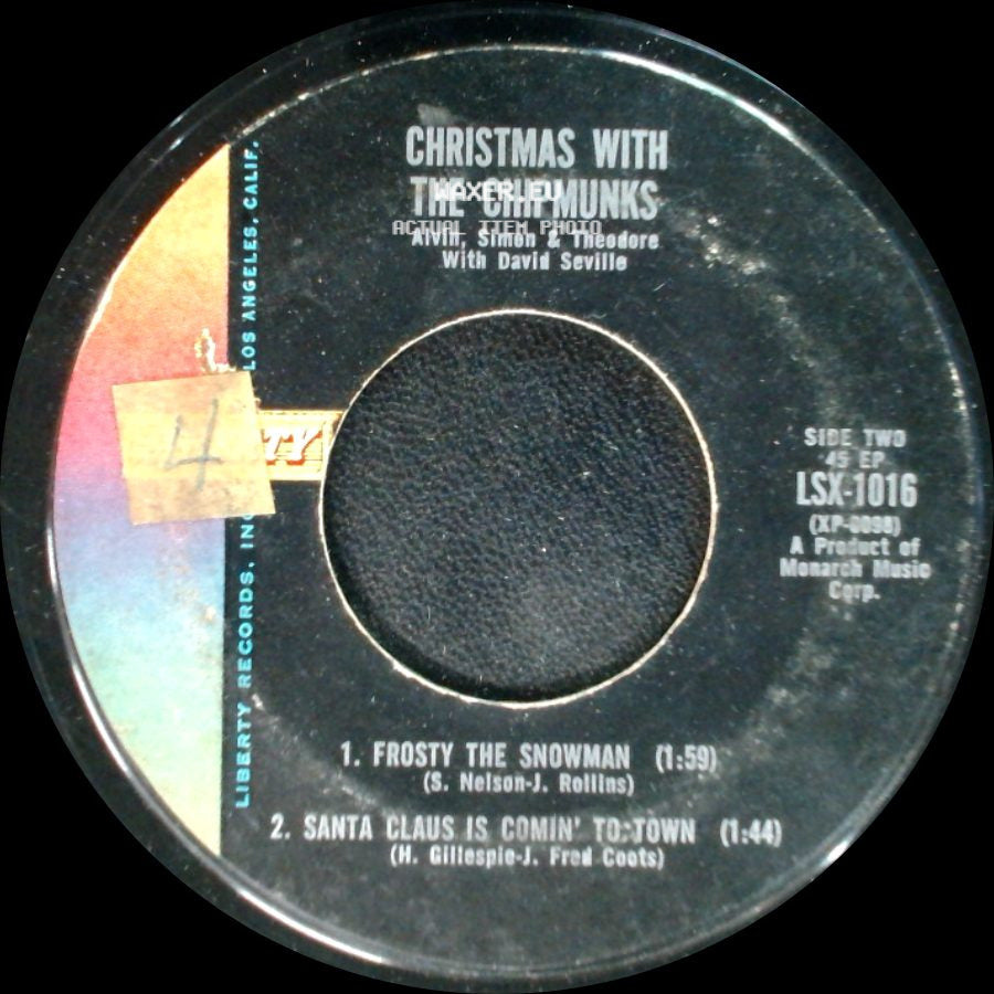 The Chipmunks - Christmas With The Chipmunks / Christmas With The Chipmunks side B