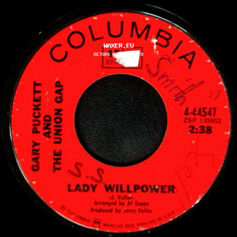 Gary Puckett And The Union Gap - Lady Willpower / Daylight Stranger side A