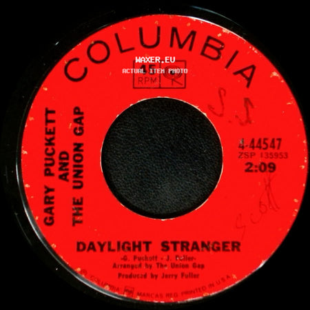 Gary Puckett And The Union Gap - Lady Willpower / Daylight Stranger side B