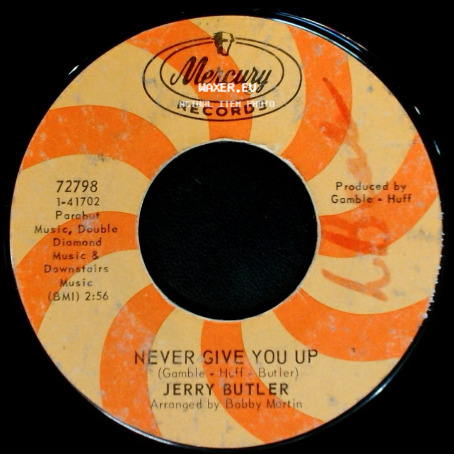 Jerry Butler - Beside You / Never Give You Up side B