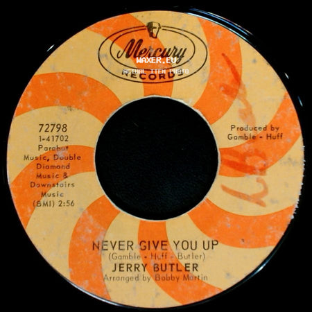 Jerry Butler - Beside You / Never Give You Up side B