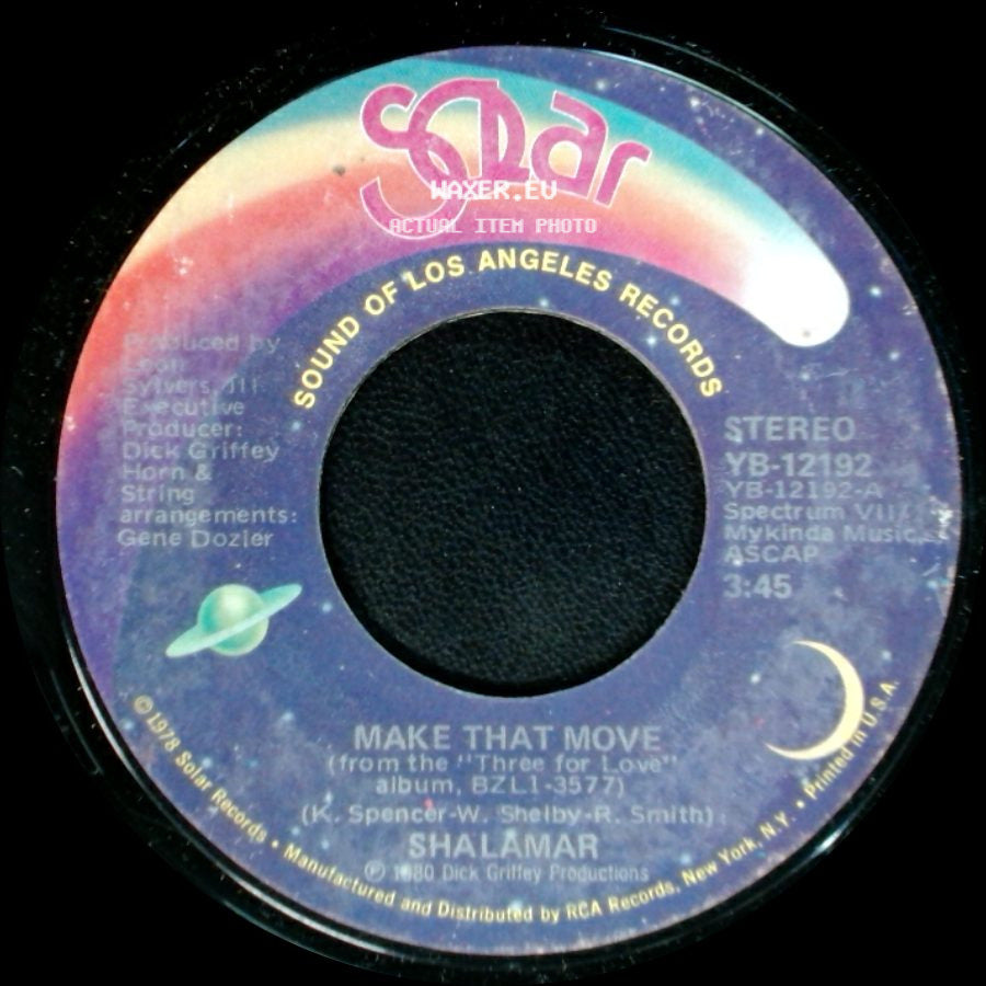 Shalamar - Make That Move / Pop Along Kid side A