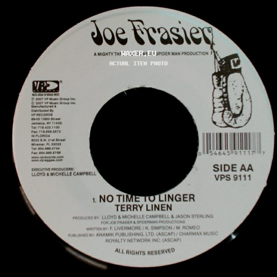 Freddie Mcgregor / Terry Linen - I Pray / No Time To Linger side B