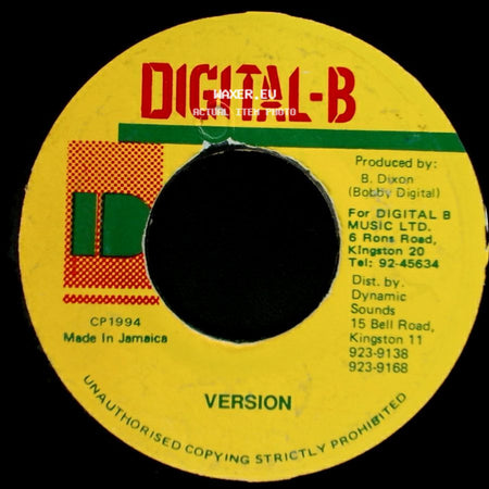Spragga Benz - No Fun Ting / Version side B
