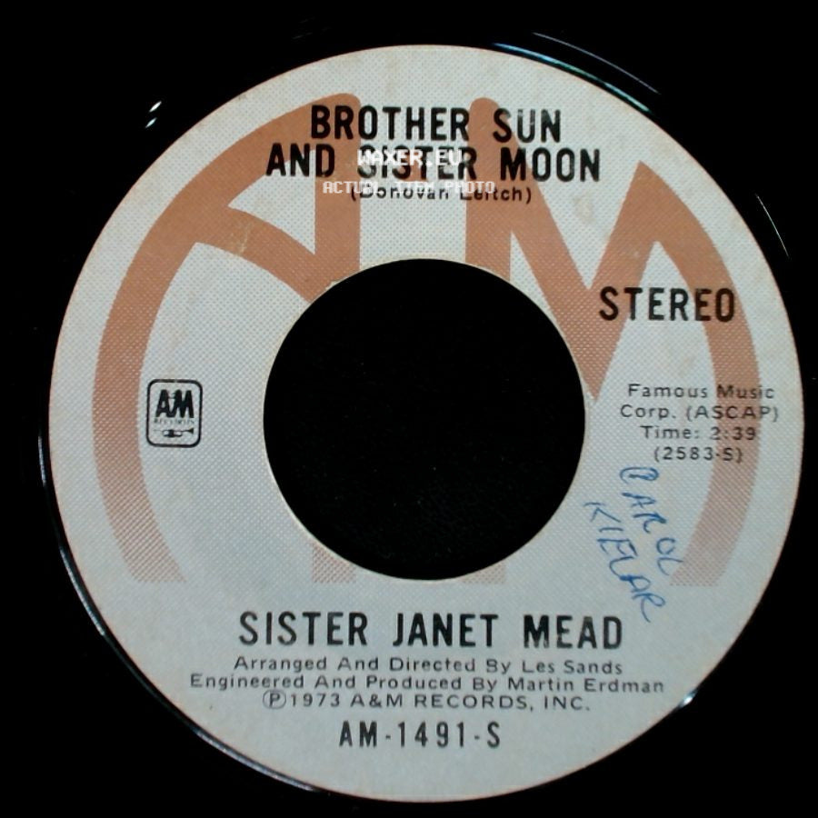 Sister Janet Mead - Brother Sun And Sister Moon / The Lord's Prayer side A