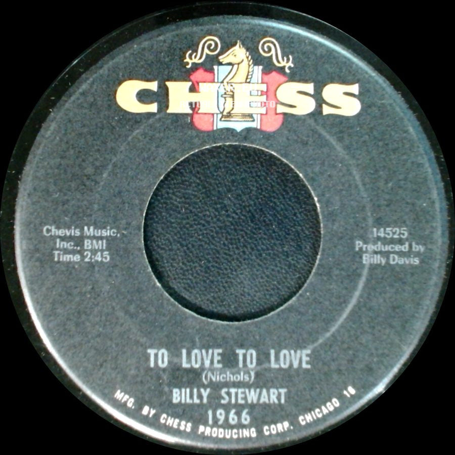Billy Stewart - Summertime / To Love To Love side B
