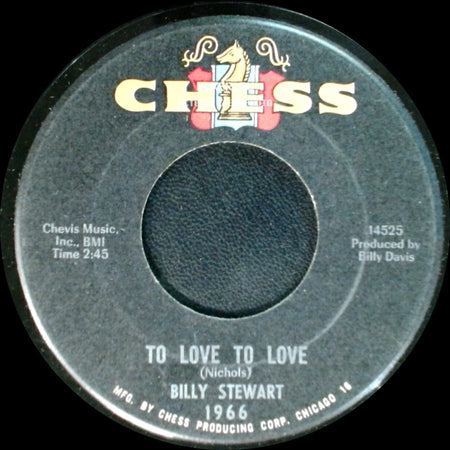 Billy Stewart - Summertime / To Love To Love side B