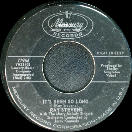 Ray Stevens - Ahab The Arab / It's Been So Long side B