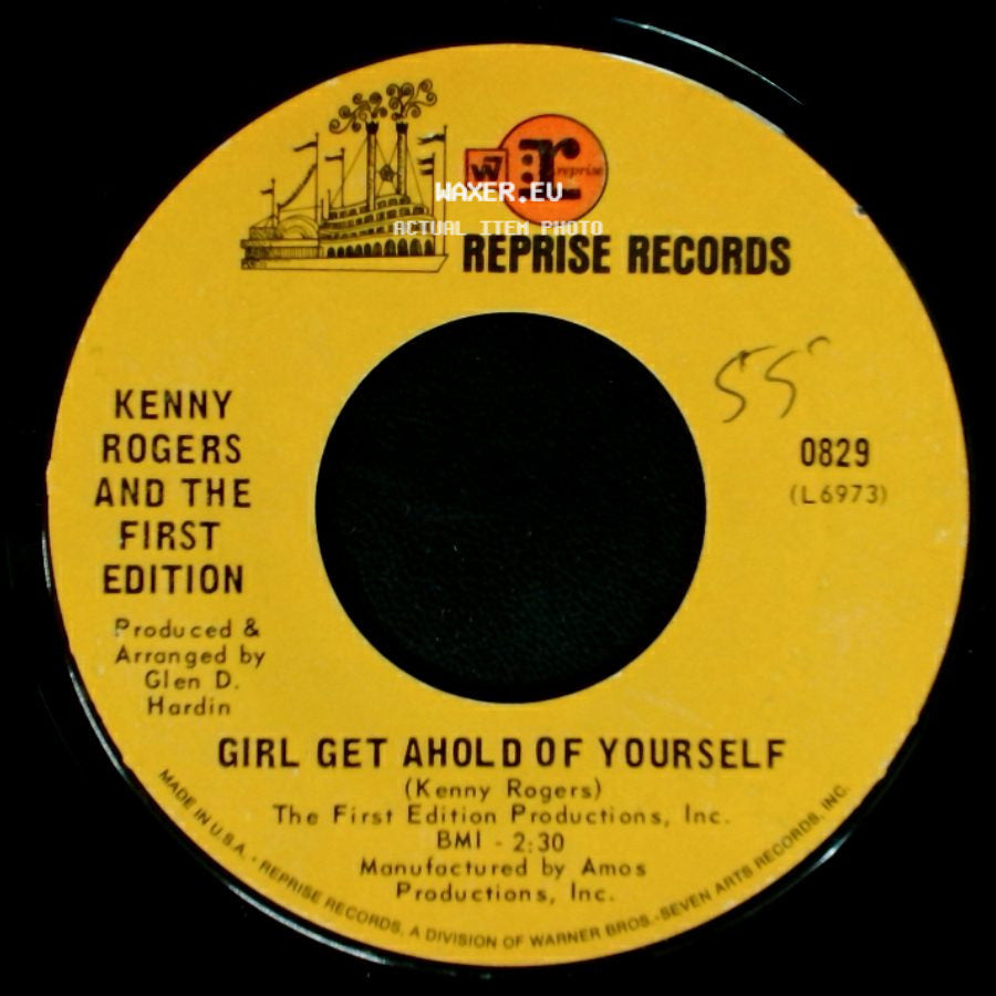 Kenny Rogers And The First Edition - Girl Get Ahold Of Yourself / Ruby, Don't Take Your Love To Town side A