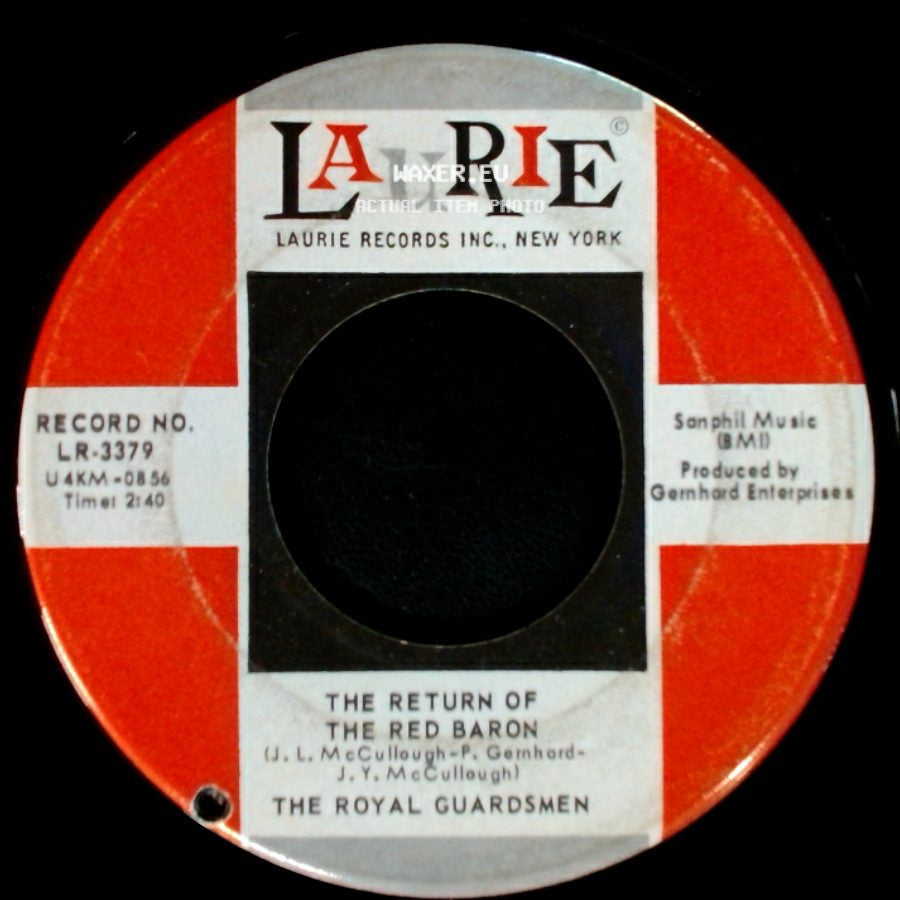 The Royal Guardsmen - The Return Of The Red Baron / Sweetmeats Slide side A