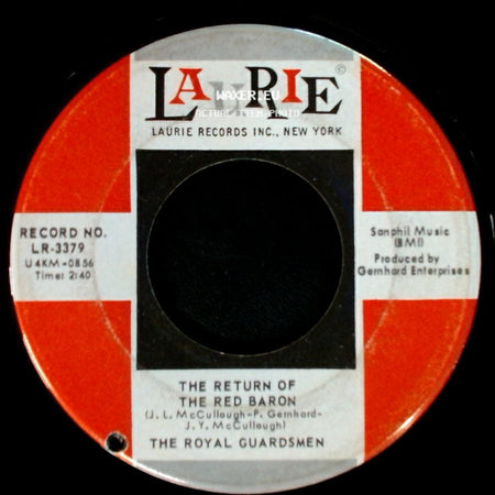 The Royal Guardsmen - The Return Of The Red Baron / Sweetmeats Slide side A