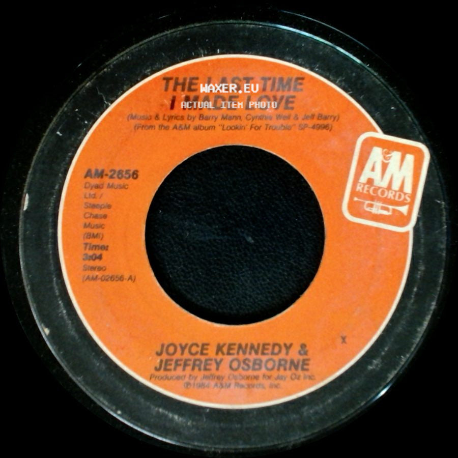 Joyce Kennedy / Joyce Kennedy & Jeffrey Osborne - Different Now / The Last Time I Made Love side B