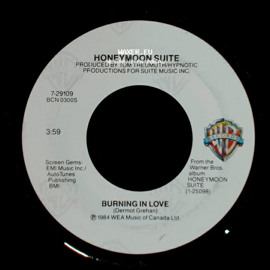 Honeymoon Suite - Turn My Head / Burning In Love side B