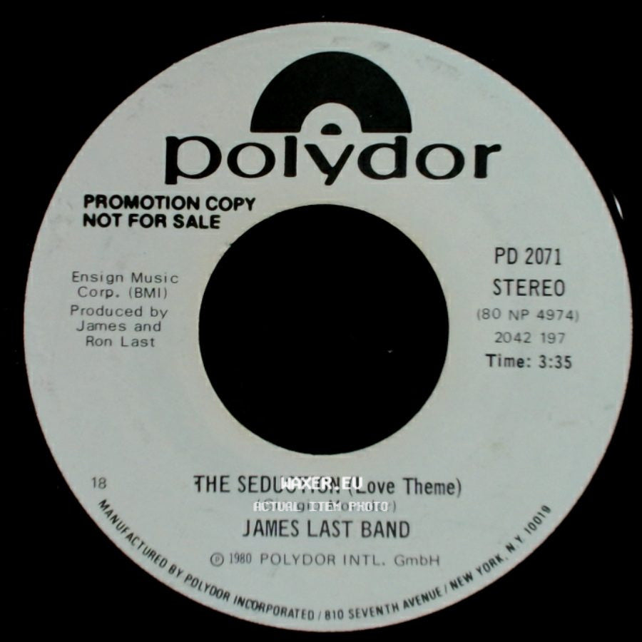 James Last Band - The Seduction (Love Theme) / The Seduction (Love Theme) side B