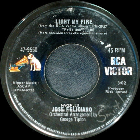 Jose Feliciano - Light My Fire / California Dreamin' side A