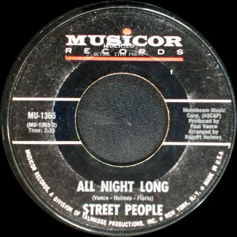 Street People / Jennifer Tomkins - All Night Long / Street People side A