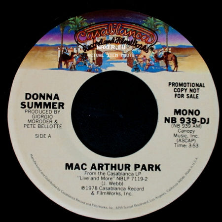 Donna Summer - Mac Arthur Park / Mac Arthur Park side A