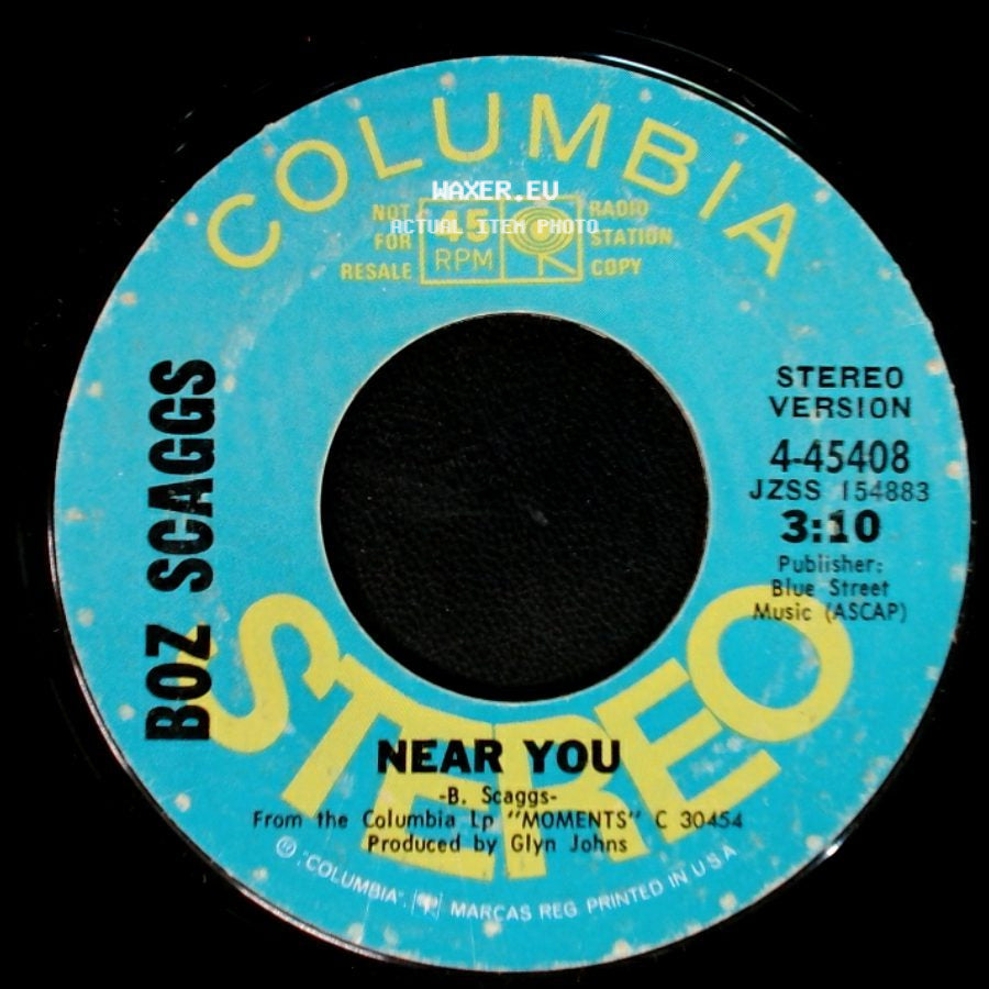 Boz Scaggs - Near You / Near You side A