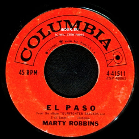 Marty Robbins - El Paso / Running Gun side A