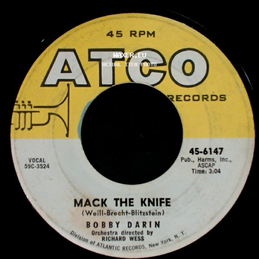 Bobby Darin - Mack The Knife / Was There A Call For Me side A