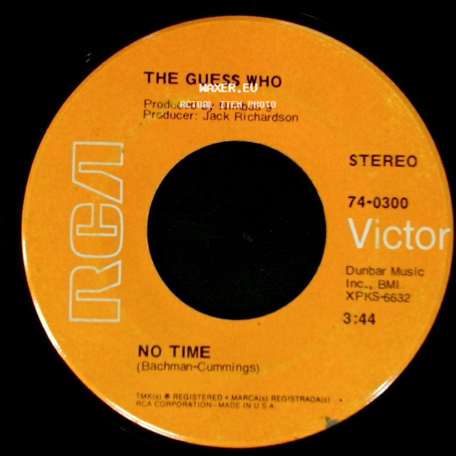 The Guess Who - No Time / Proper Stranger side A