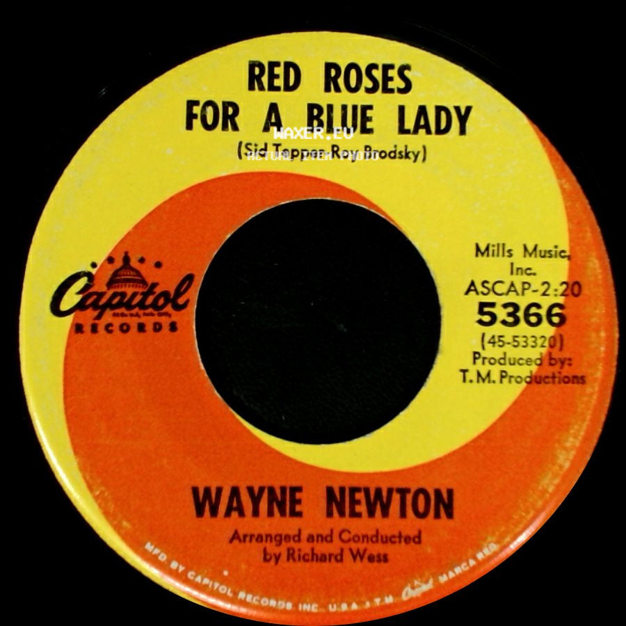 Wayne Newton - One More Memory / Red Roses For A Blue Lady side B