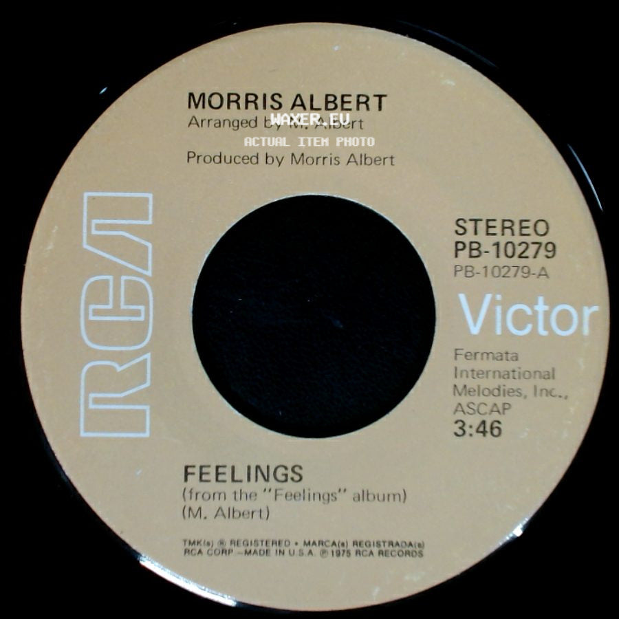 Morris Albert - Feelings / This World Today Is A Mess side A