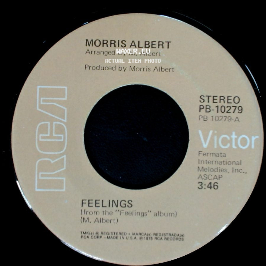 Morris Albert - This World Today Is A Mess / Feelings side B