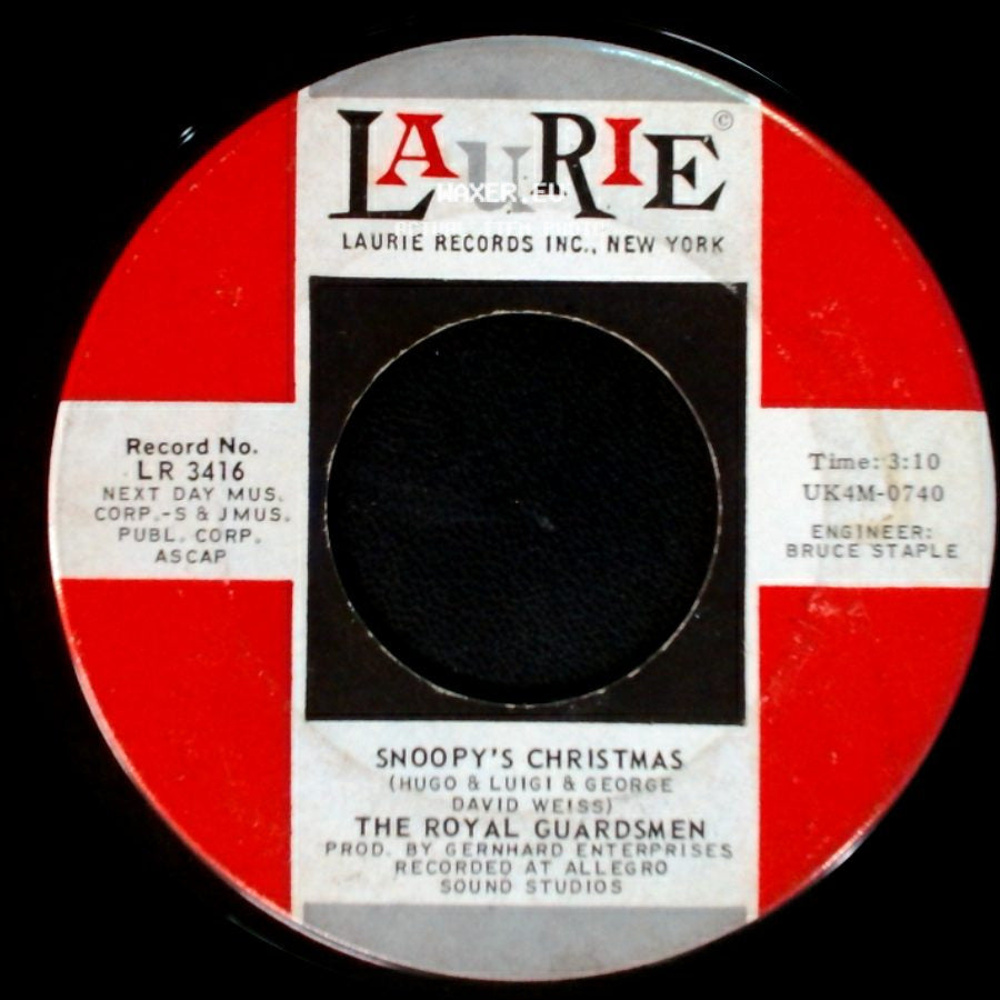 The Royal Guardsmen - Snoopy's Christmas / It Kinda Looks Like Christmas side A