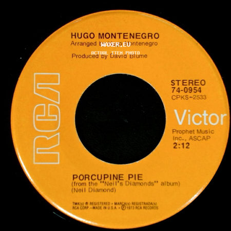 Hugo Montenegro - Tara Theme / Porcupine Pie side B