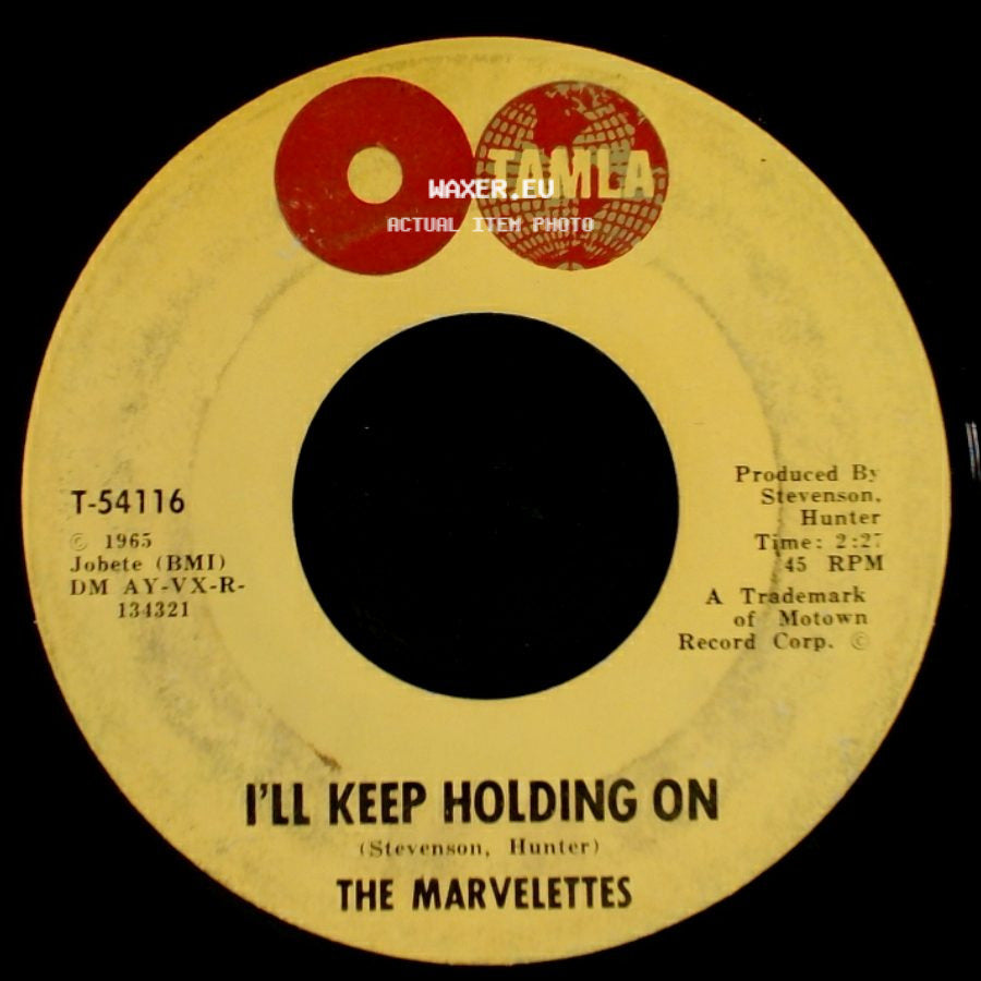 The Marvelettes - No Time For Tears / I'll Keep Holding On side B
