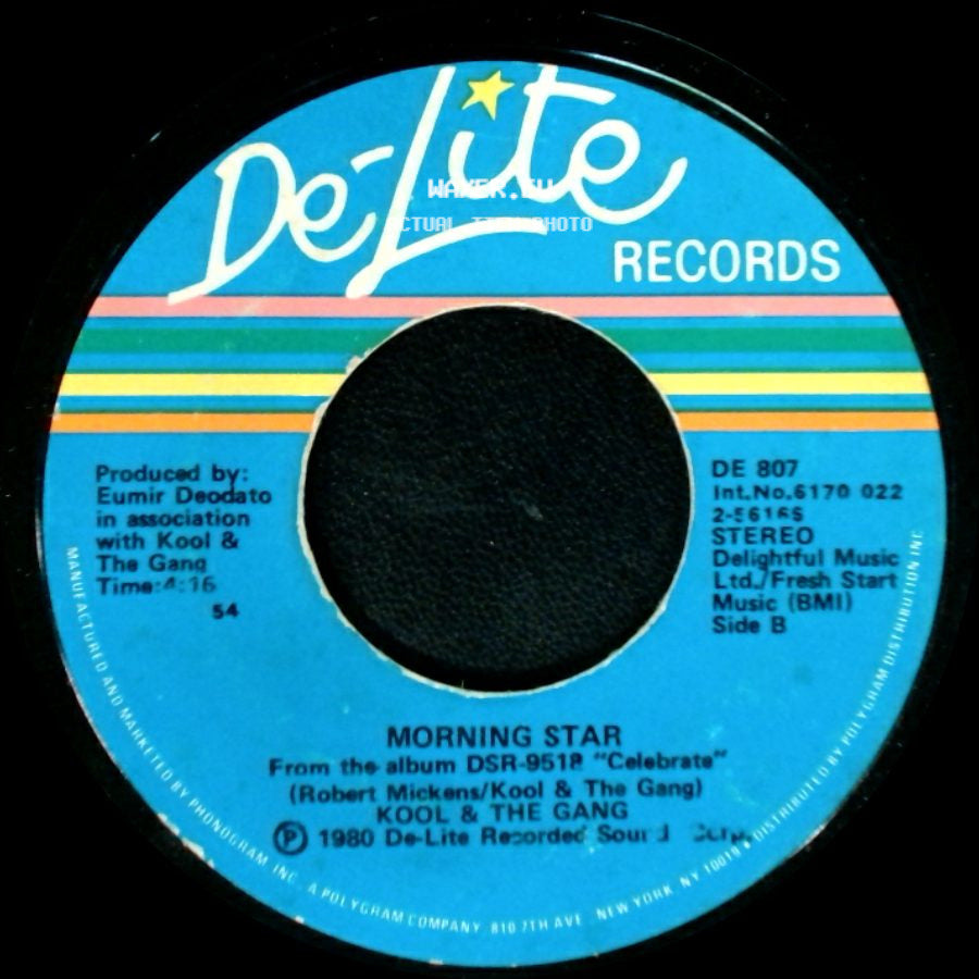 Kool & The Gang - Celebration / Morning Star side B