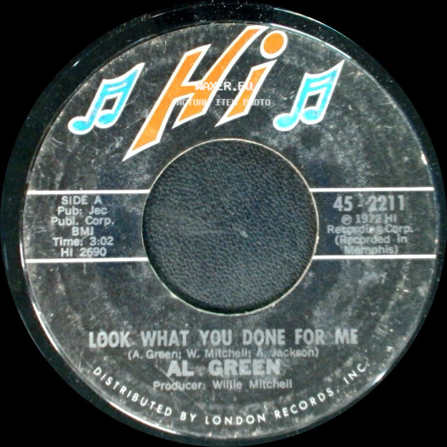 Al Green - Look What You Done For Me / La-La For You side A