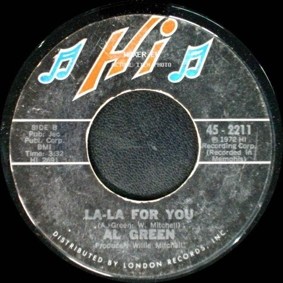 Al Green - Look What You Done For Me / La-La For You side B